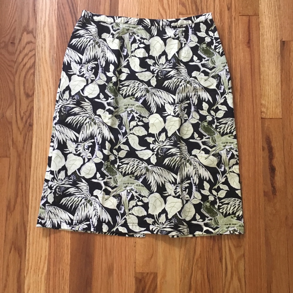 Vintage Tori Richard Hawaii Parrot Skirt Size 10 vintage Hawaii